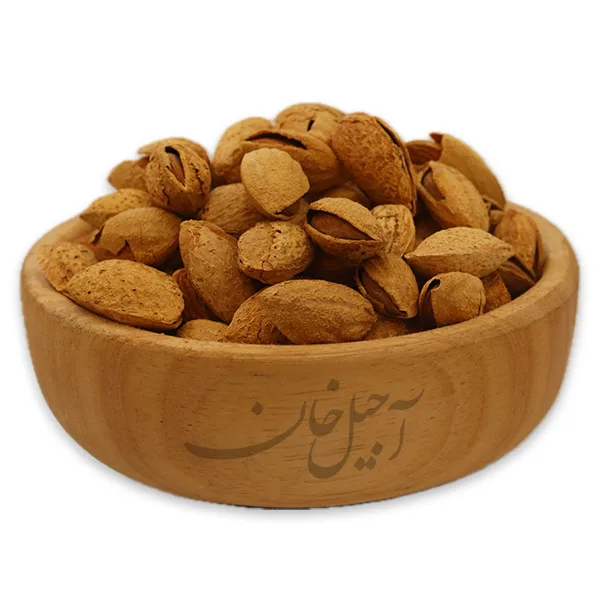 بادام پوست کاغذی خام آجیل خان - 1000 گرم