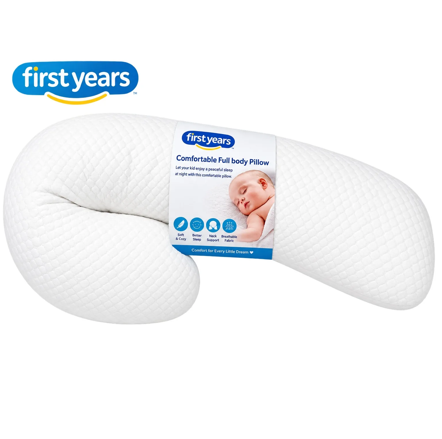 بالش کودک فرست یرز مدلComfortable Full Body Pillow کد 2026