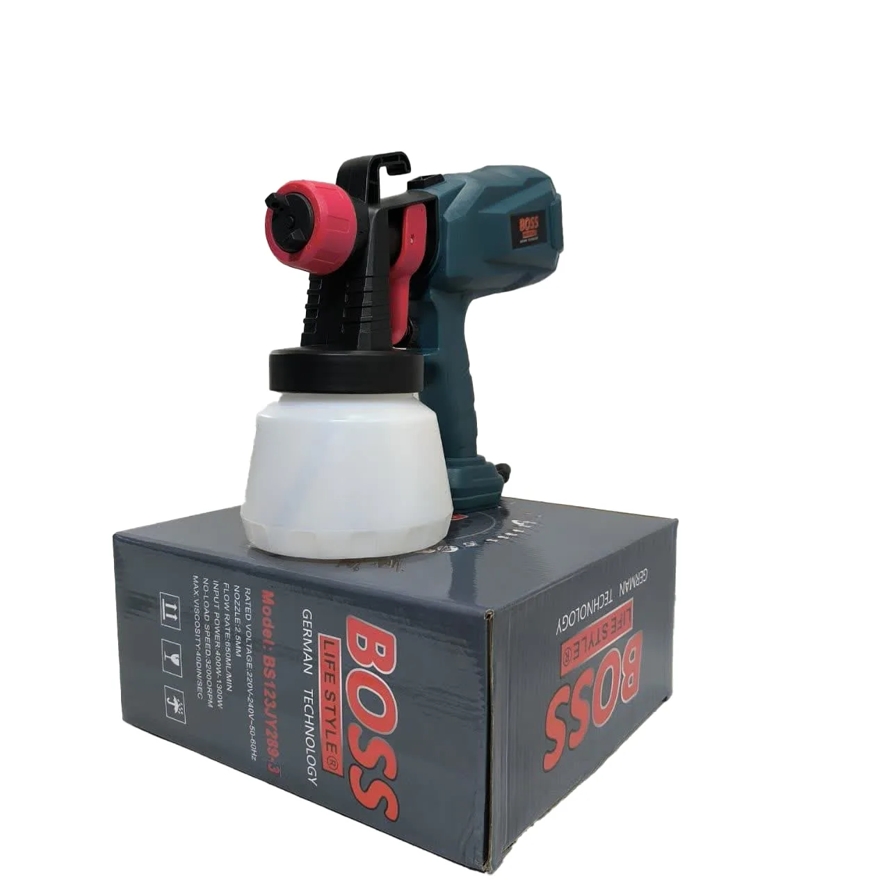 پیستوله رنگ برقی باس مدل 650ml