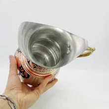 پارچ مسی مدل نقره کوب کد ZH299