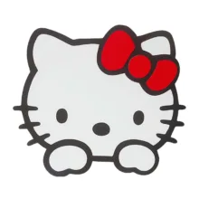 چراغ خواب دیواری اتاق کودک سان لیزر طرح هلو کیتی Hello Kitty مدل ریموت دار