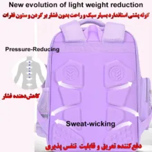 کوله پشتی  مدرسه طرح براق مدل 5343