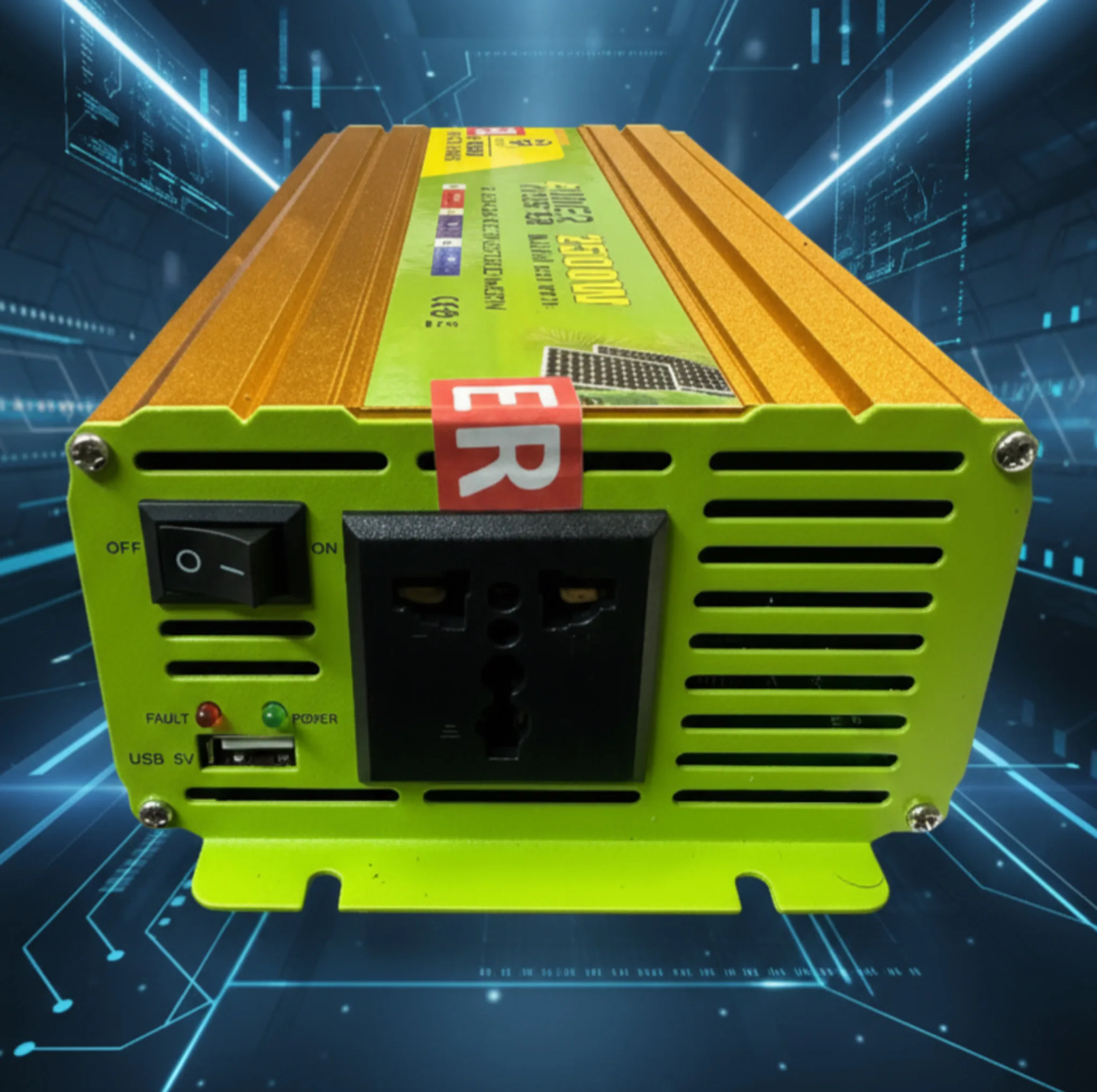 مبدل برق خودرو دیپکینگ مدل12V-24V-TO-220V -2500W-ER