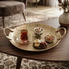 سینی دسته دار مدل 36880 سایز 36x29 سانتی‌متر