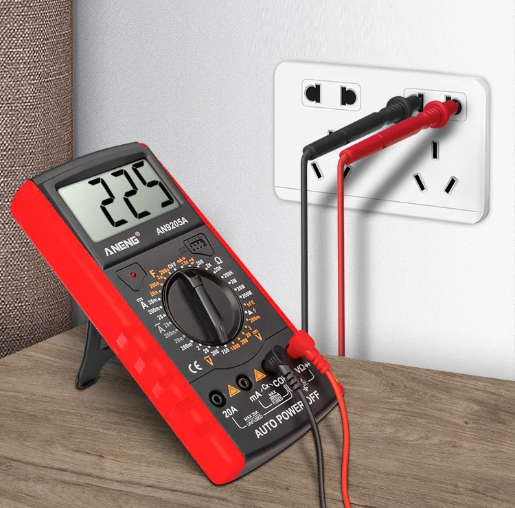مولتی متر دیجیتال آننگ مدل AN9205A کد RED