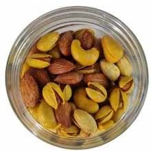 آجیل چهار مغز شور ارگانیک تبریز طعم خونه - 800 گرم بسته 2 عددی