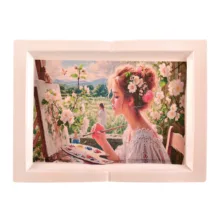 سینی مدل الگانت کوچک نقاش سایز 22×31 سانتی متر