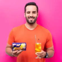 بیسکویت 400 زعفرانی آوند - 360 گرم