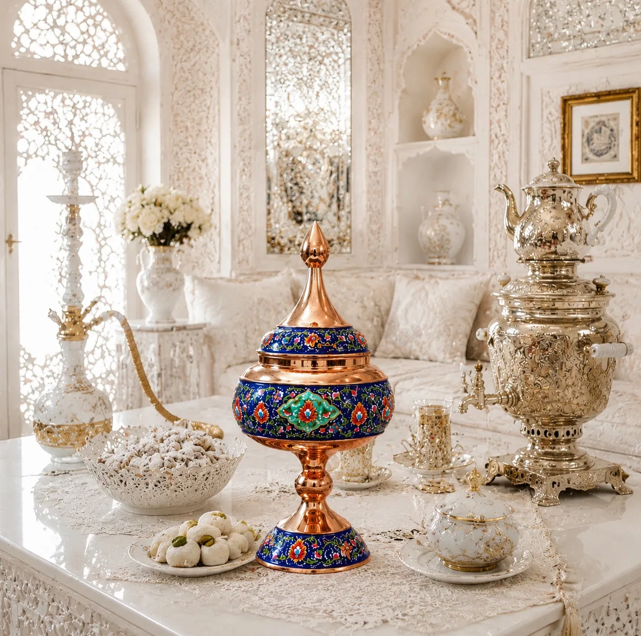 شکلات خوری مسی مدل پرداز کد 32