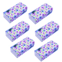 دستمال کاغذی 250 برگ فول تایم مدل دولایه اقتصادی کد M114 بسته 6 عددی