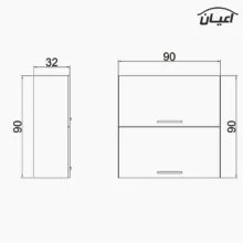 کابینت آشپزخانه اعیان مدل FH C16