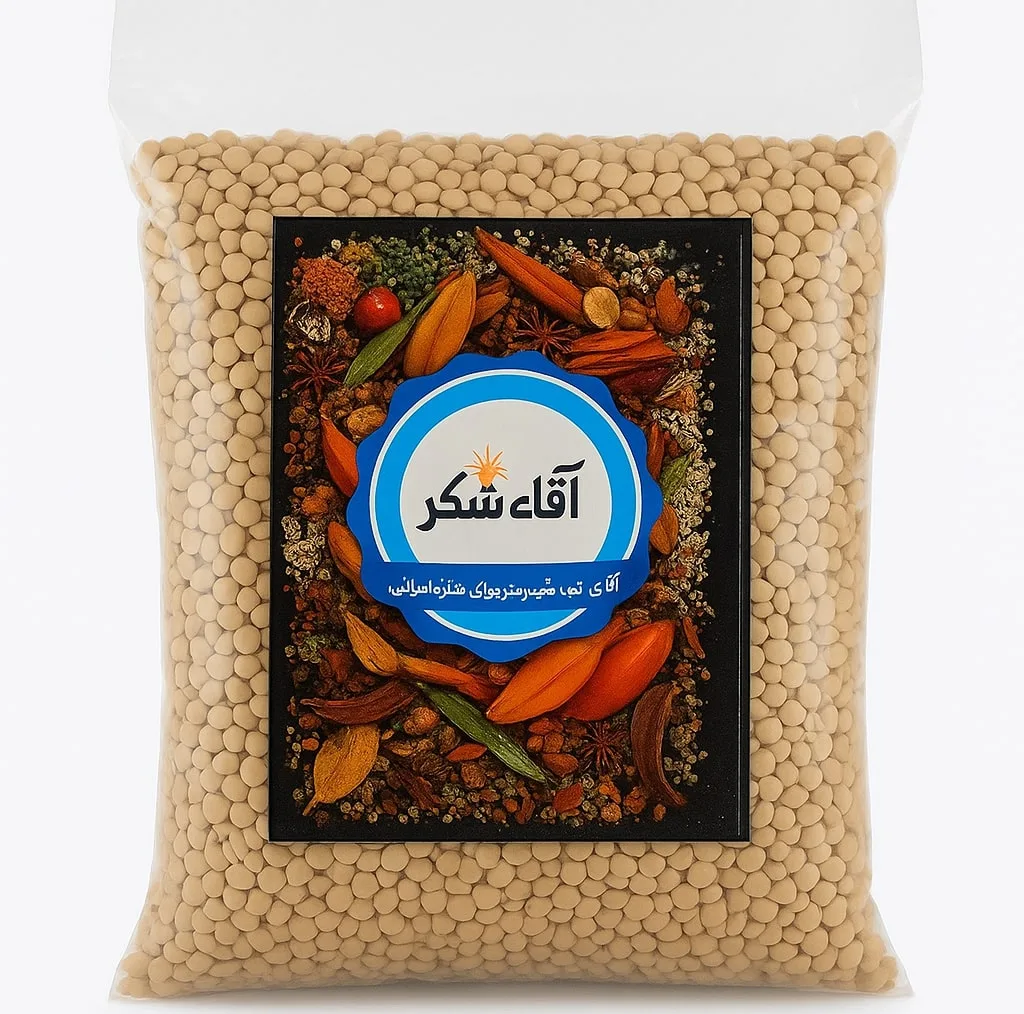 عدس درشت ممتاز آقای شکر - ۳ کیلوگرم