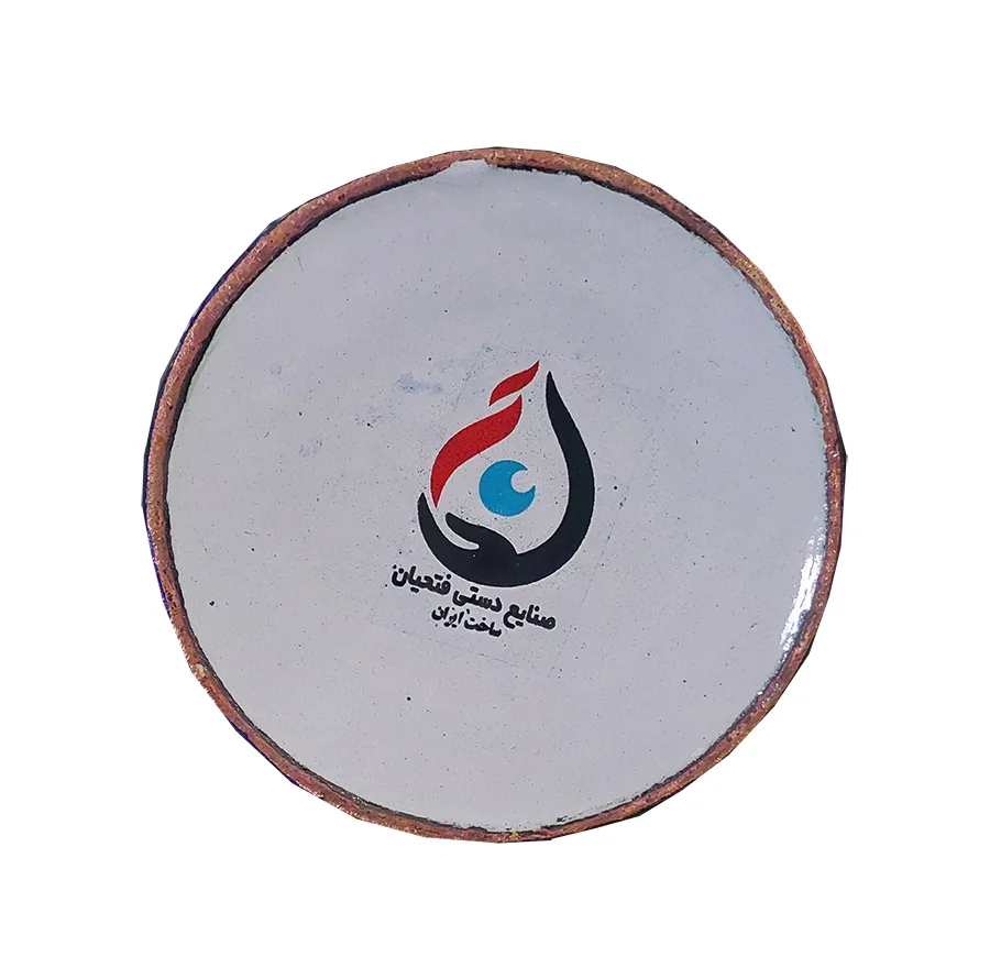 گلدان مس اله دادی مدل میناکاری