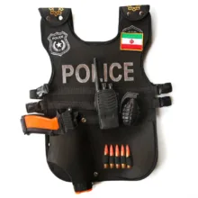 ست ایفای نقش مدل جلیقه پلیس طرح کماندو ضد شورش کد 1