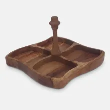 اردو خوری چوبی فینگر جوینت ساخته شده از چوب طبیعی درخت چنار کد W23 با دوام بالا، مقاوم در برابر رطوبت و تغییرات حرارتی، ضد پوسیدگی و بهداشتی
