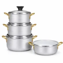 سرویس قابلمه و تابه روحی هفت پارچه کودک کاسیو مدل D70