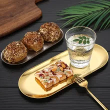 رولت‌خوری مدل ویکتوریا کد 23 مجموعه 2 عددی استیل 201 ضدزنگ با ابعاد 23×9.5×1 سانتی‌متر مناسب اردوخوری، سوشی‌خوری و دسرخوری با وزن 90 گرم، قابل شستشو با دست و ماشین ظرفشویی