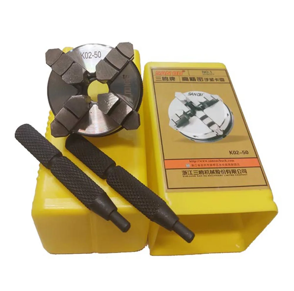 چهار نظام تراشکاری سانو مدل k02-50 سایز 50 میلیمتر