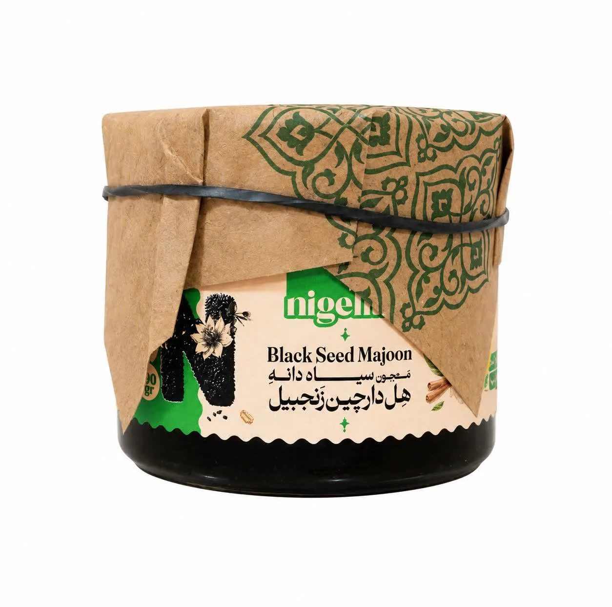 معجون سیاه دانه و هل و دارچین و زنجبیل نایجلا - 190 گرم بسته 3 عددی