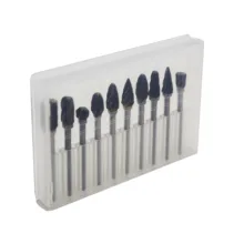فرز چوب ساب الماسه مدل شیار باز کد YP-3MM-010 مجموعه 10 عددی