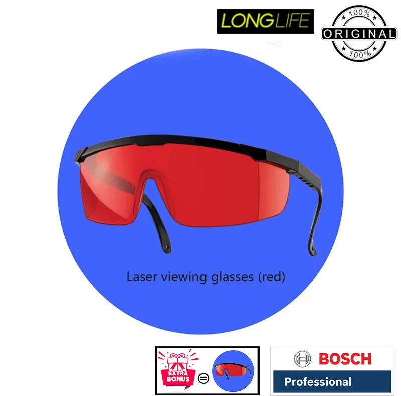 متر لیزری بوش مدل GLM 50-27 C + Red Glass Laser برد 50 متر