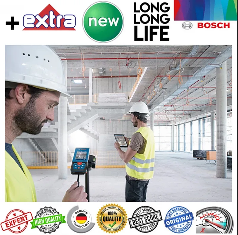 متر لیزری بوش مدل فوق هوشمند دوربین دار GLM 150-27 C Professional