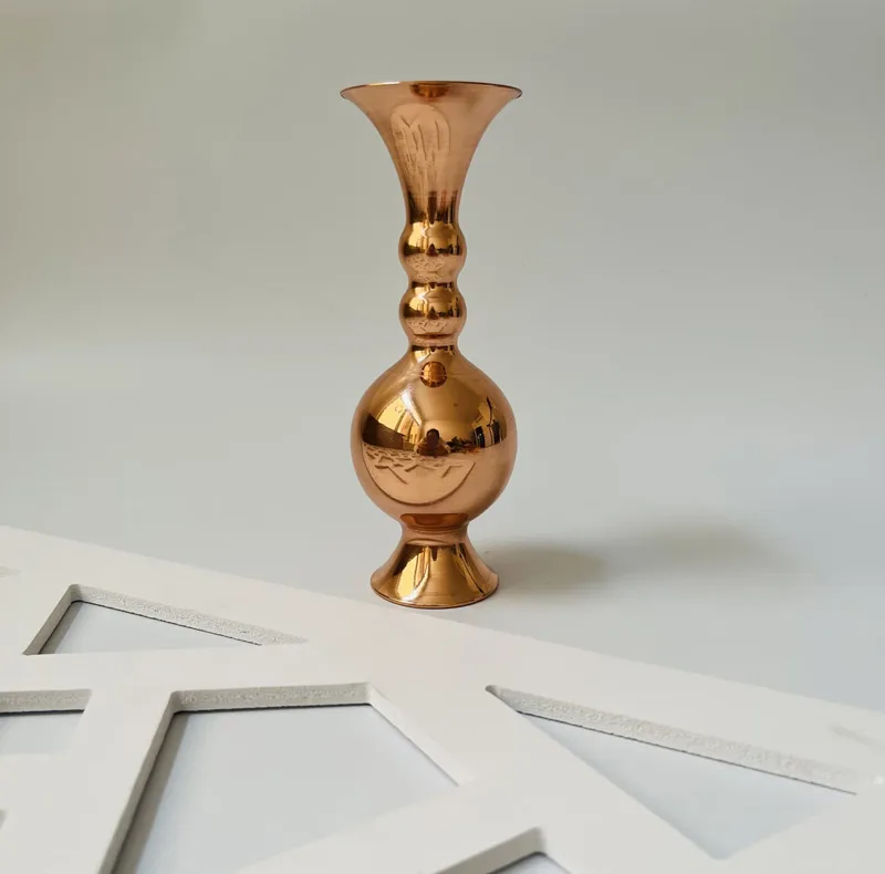 گلدان مسی مدل توپی کد ZH134.4