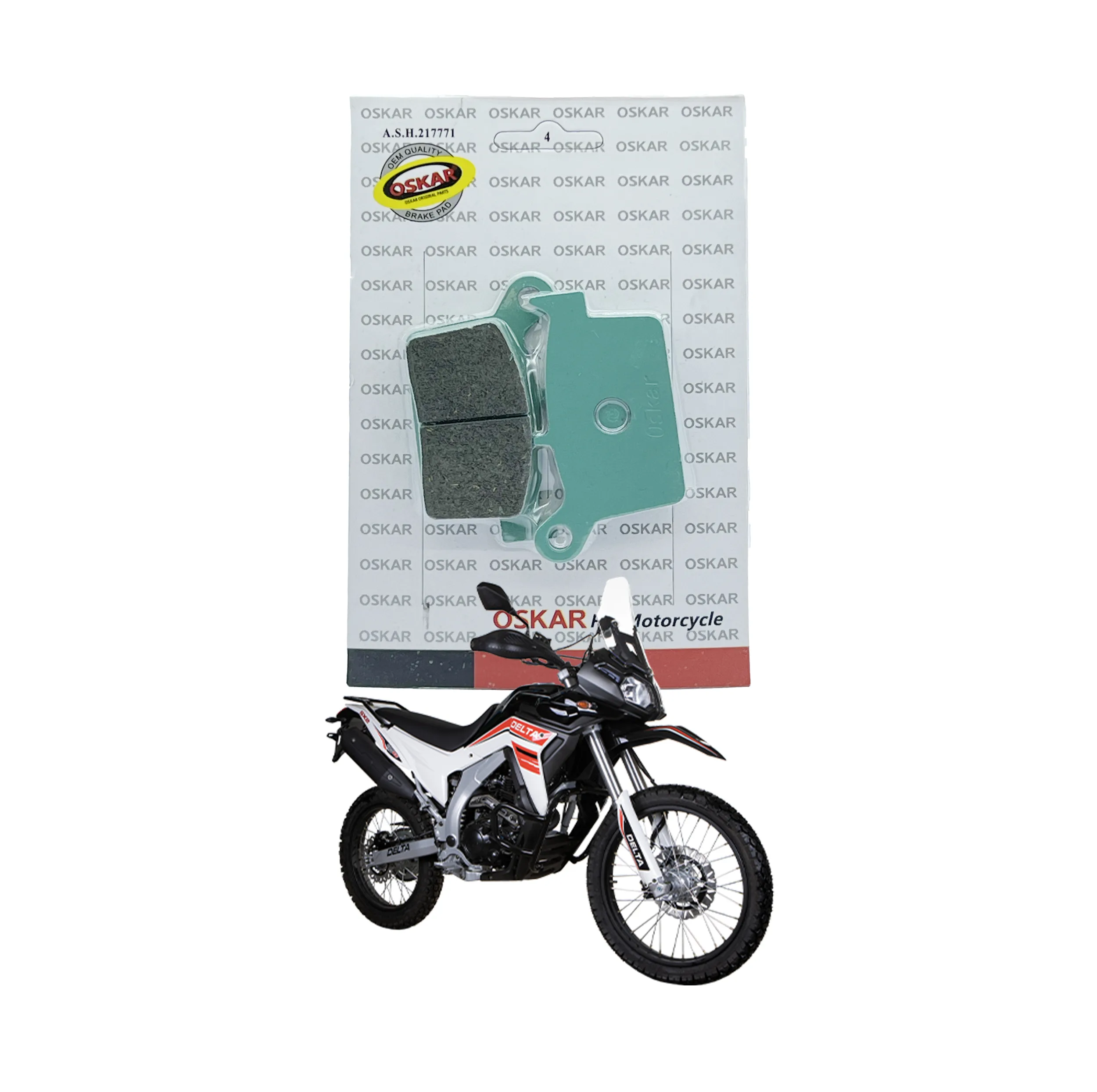 لنت ترمز عقب اوسکار مدل DS2 SX2 مناسب برای تریل دلتا رالی