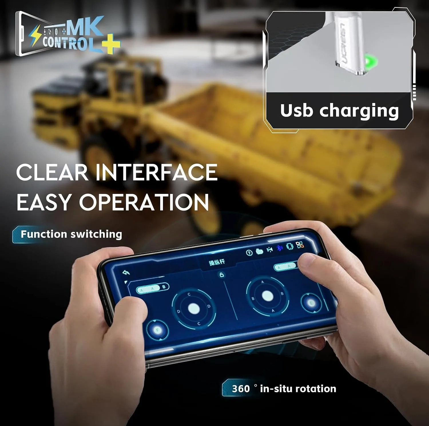 ساختنی 1930 تکه مولد کینگ مدل 17010 کامیون کمپرسی