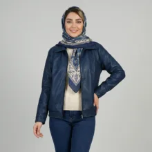 کت چرم زنانه السانا کد 2423