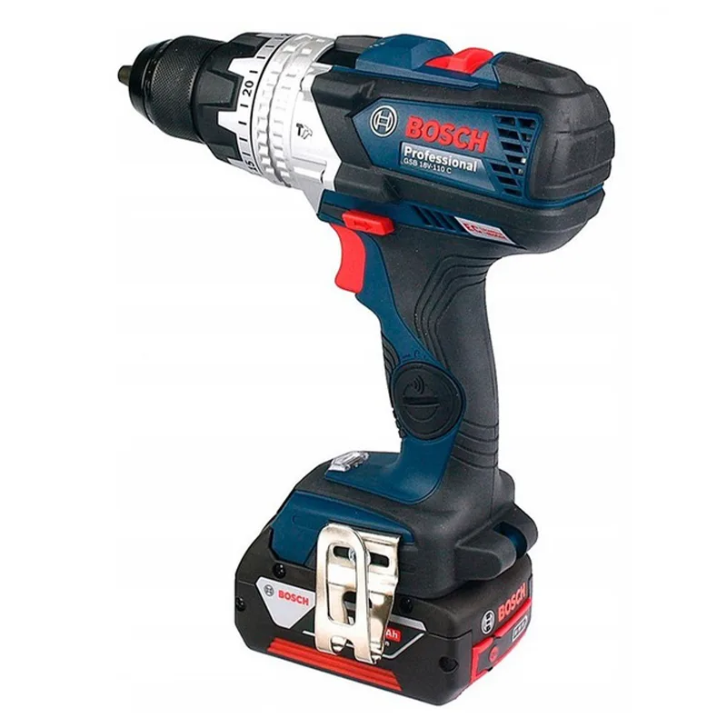 پیچ گوشتی شارژی چکشی 18 ولت بوش مدل هوشمند GSB 18 V -110 C Brushless Motor (5Ah)
