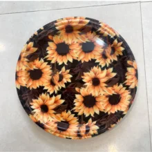 سینی بدون دسته مدل گرد کد SM34 قطر ۳۱ سانتیمتر