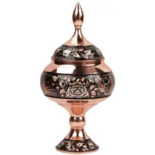شکلات خوری مسی مدل الماس تراشی