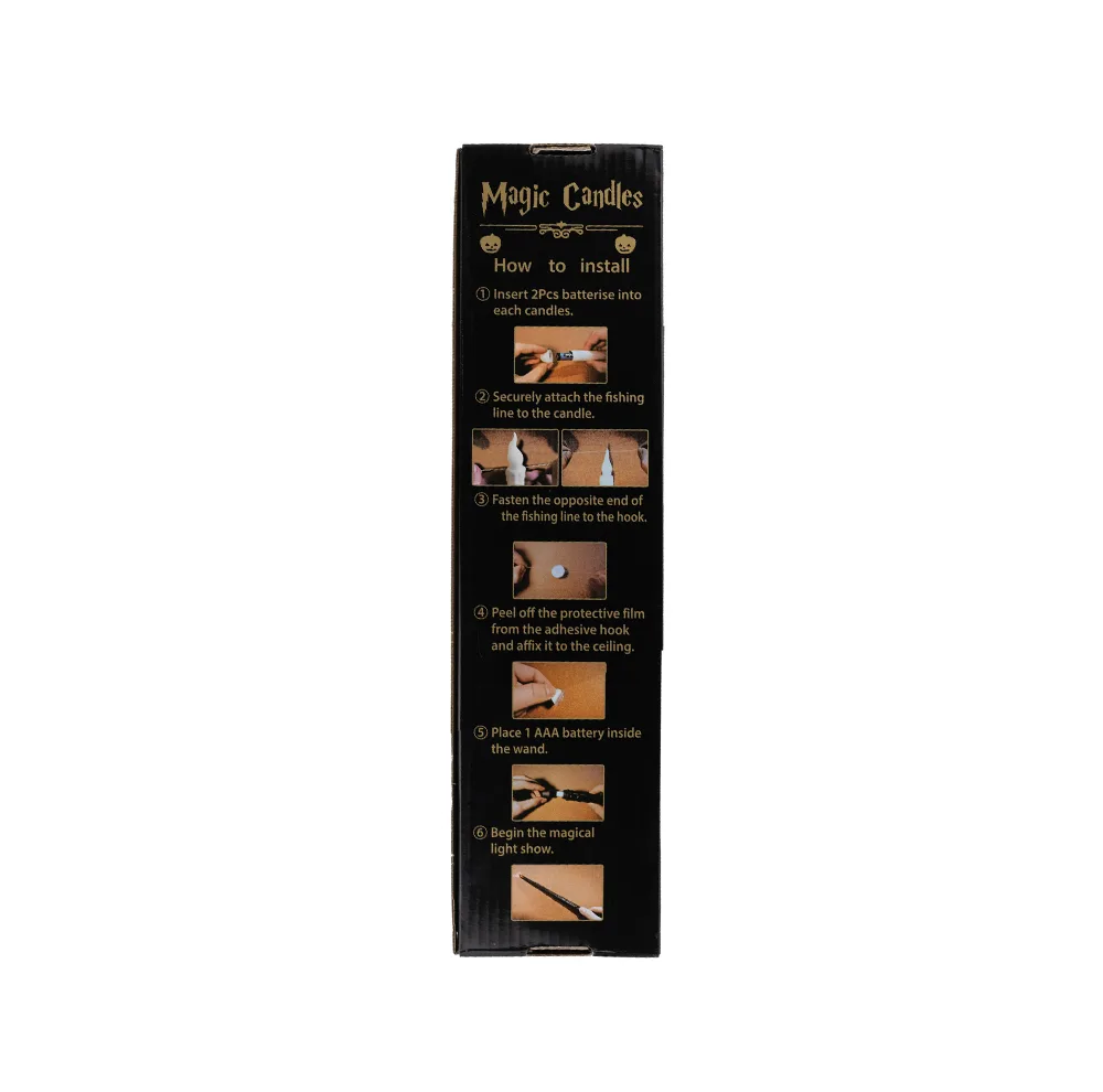 ابزار ایفای نقش داتینو مدل شمع جادویی کنترلی هری پاتر بسته 12 عددی