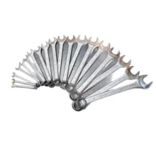 آچار یکسر تخت و یکسر رینگی اریا مدل DIN3113_19 مجموعه 19 عددی