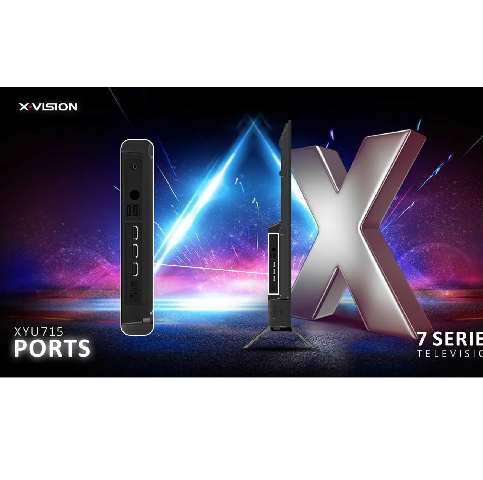 تلویزیون 55 اینچ ال ای دی هوشمند ایکس ویژن مدل 55XYU725