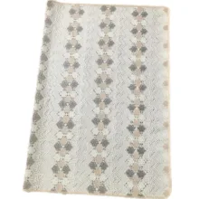 سفره 12 نفره مدل رویال طرح گیپور کد 015 سایز 250*140 سانتی متر