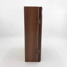 جعبه پذیرایی چوبی رایکا مدل A5 با 5 قسمت مجزا، غیرقابل شستشو، دارای محفظه چای و دمنوش و محفظه تنقلات یا نسکافه فوری، ابعاد 20×6.5×30 سانتی‌متر