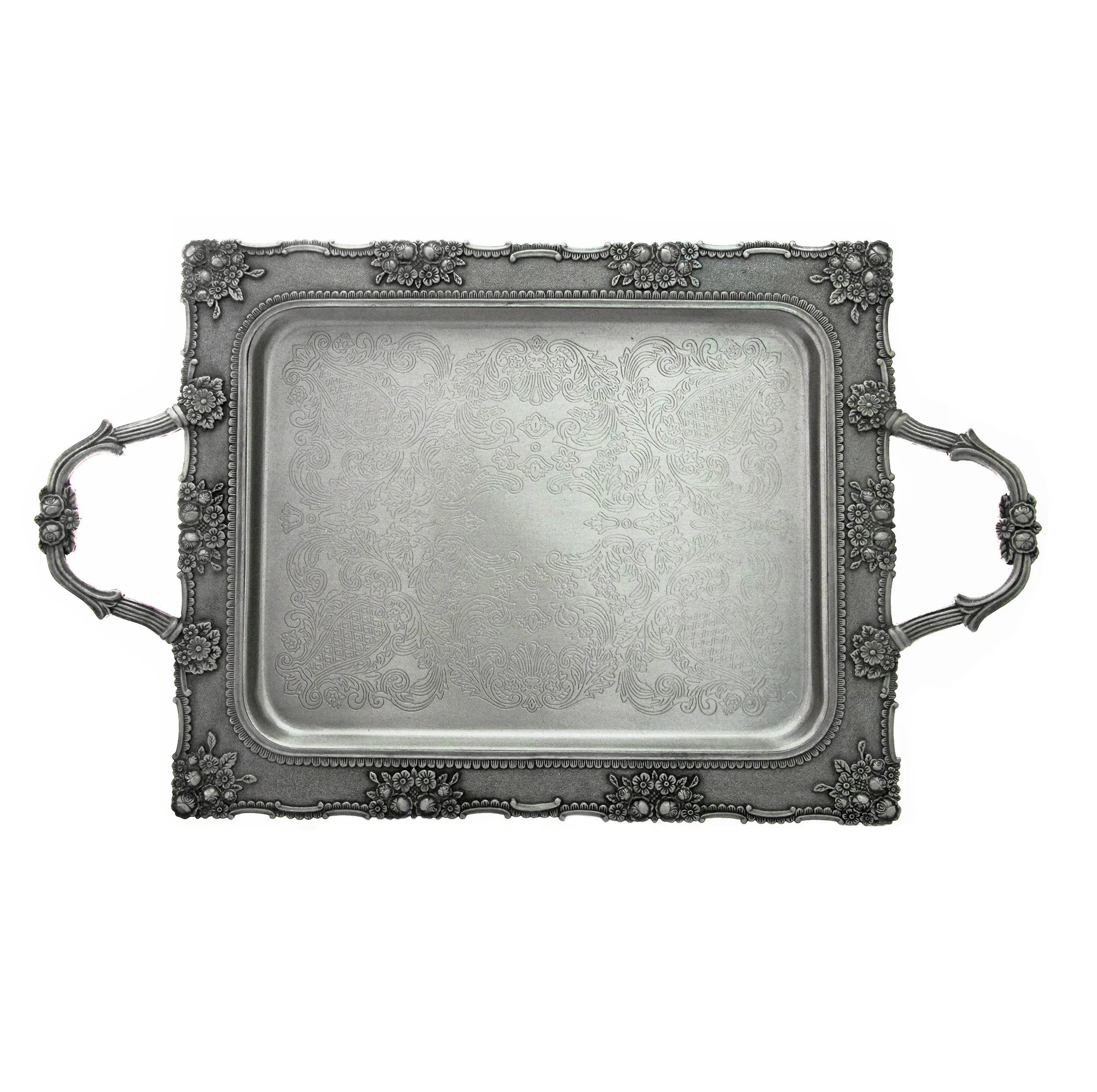 سینی پیتر پیوتر مدل گل رز مستطیل کد 8167