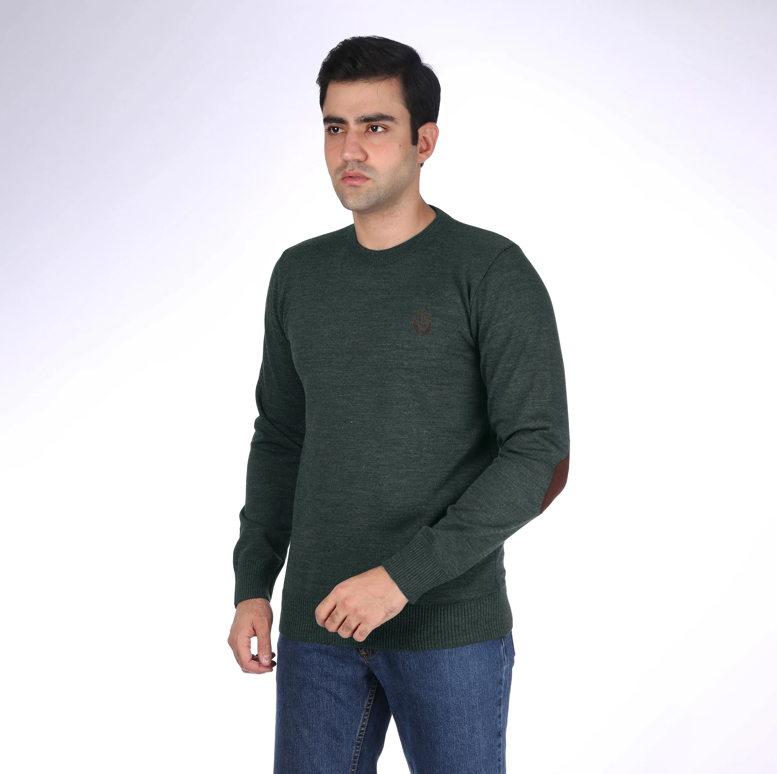 پلیور یقه گرد مردانه تریکو پاییزان مدل  PR700