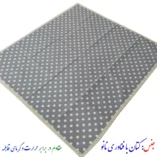 سفره 4 نفره نساجی دُر هنر یزد مدل توپی 2 cotton-tu سایز 90×90 سانتی متر