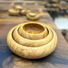 کاسه چوبی مدل z3