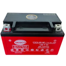باتری موتورسیکلت سسکو مدل YTX7A-BS-MF/ (12V 7AH / 10HR)