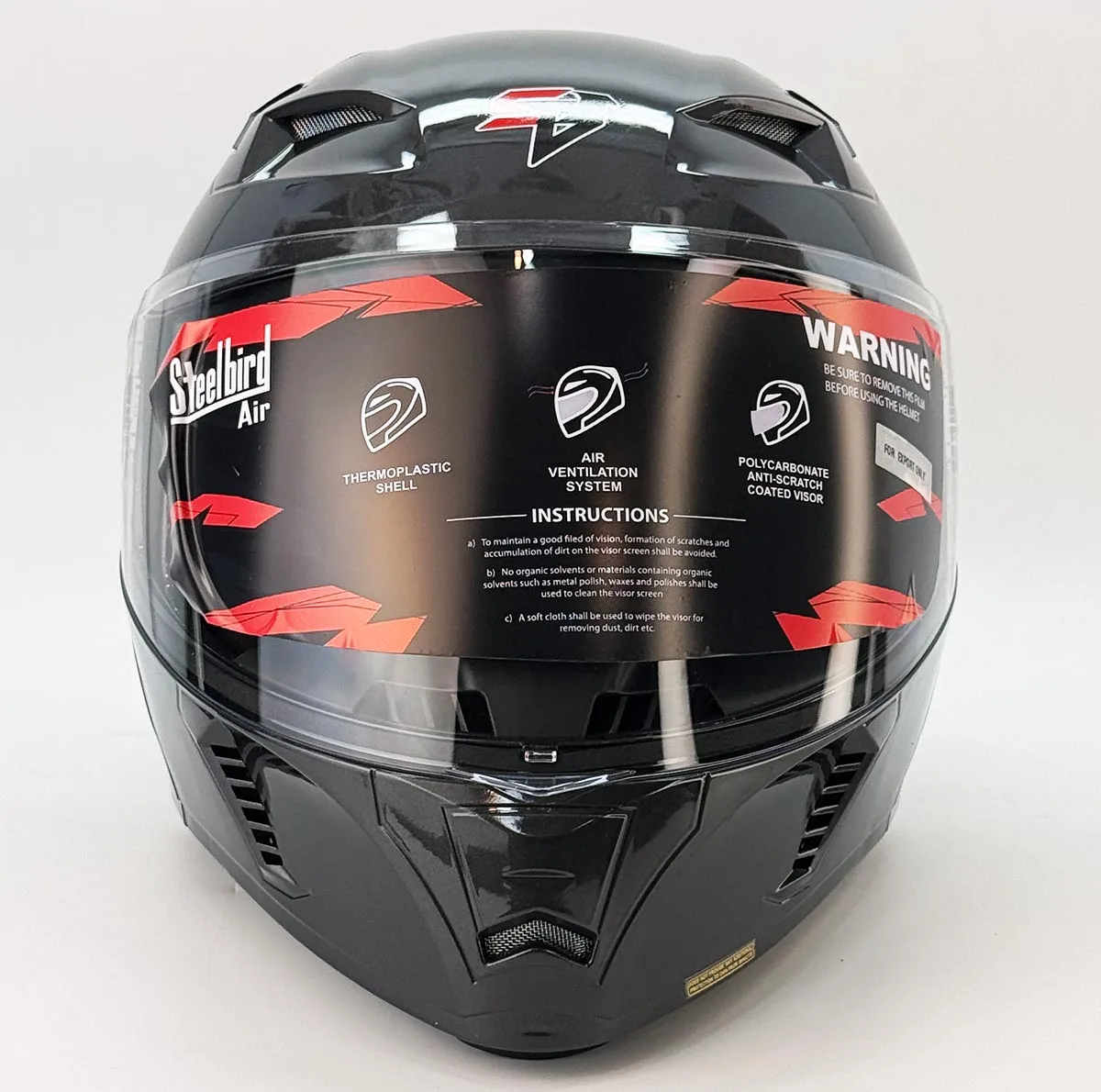 کلاه کاسکت فک متحرک استیل برد مدل Predator کد 2376