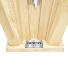 سرویس چاقو 11 پارچه با تیغه استیل و با دسته استیل و باکالیت هپی کیچن مدل Stone Knife 11