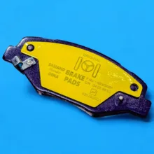 لنت ترمز جلو خودرو شرکت تولیدی قطعات جلوبندی خودرو ایران لاهیجان مدل 002135 دو جفت مناسب برای وانت آریسان 2