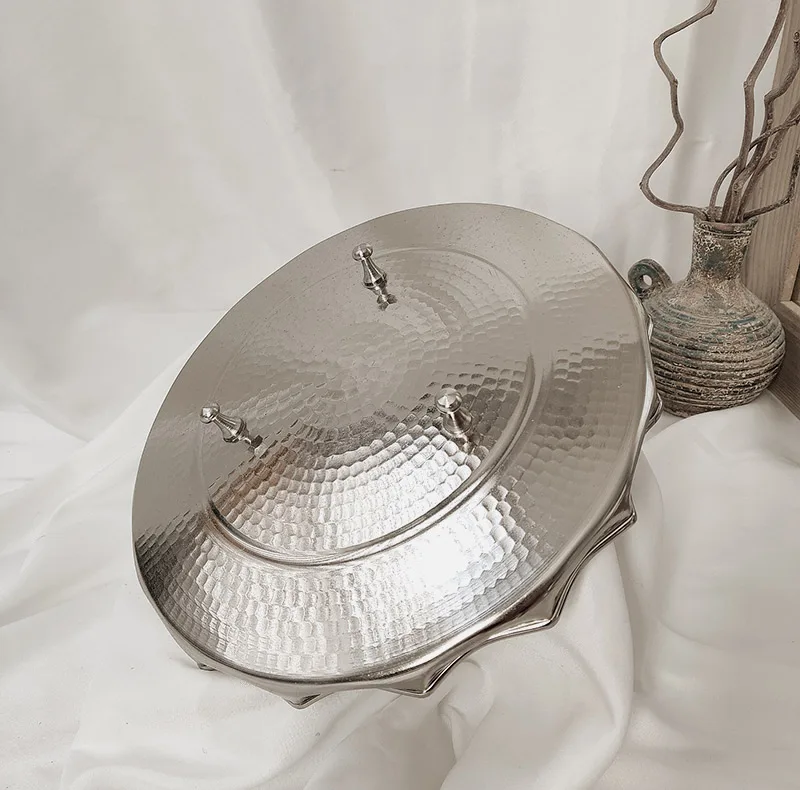 شیرینی خوری مسی مدل خورشیدی کد ZH403.3
