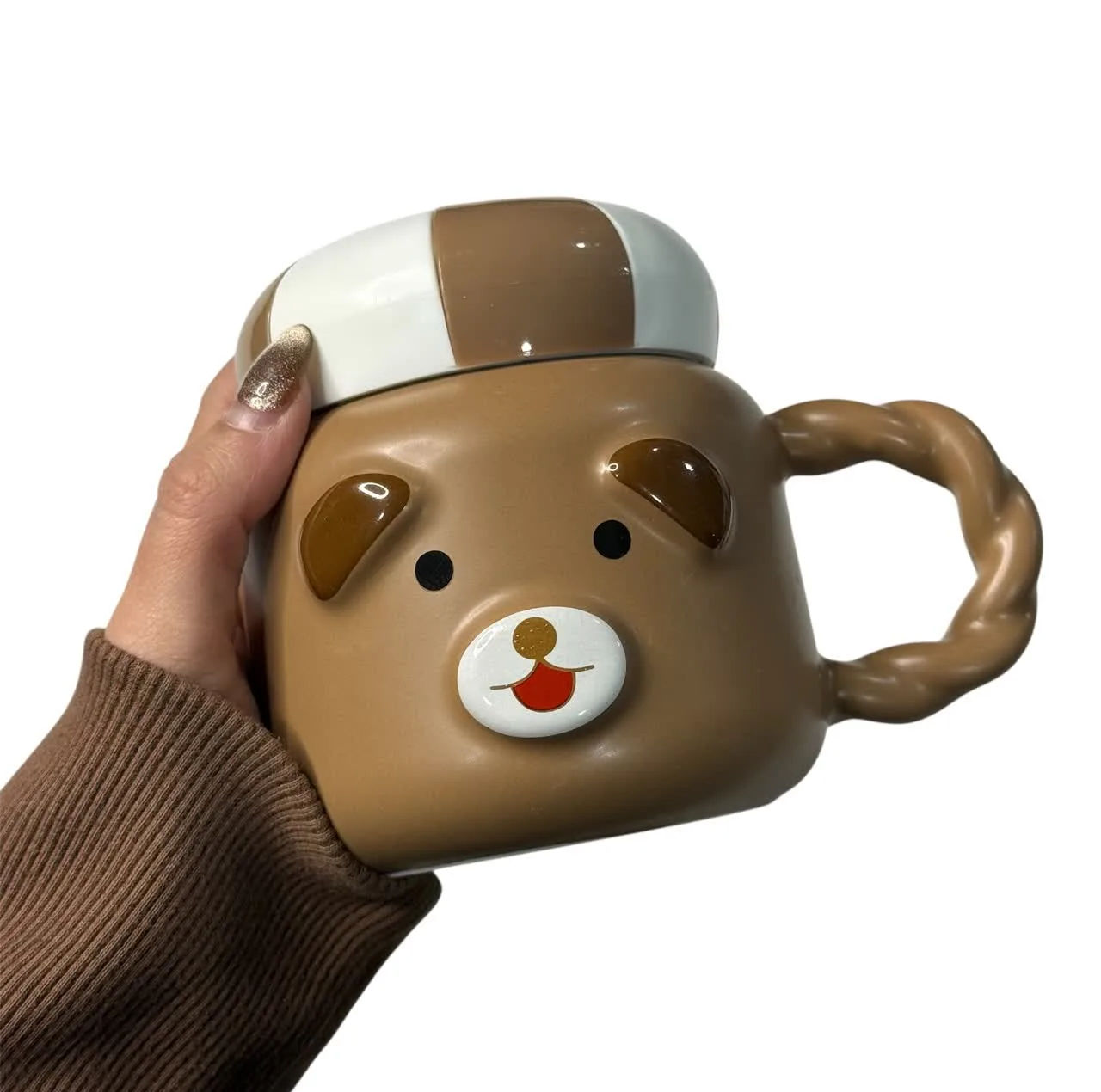 ماگ طرح درب دار مدل Bear
