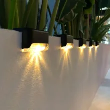 چراغ پارکی خورشیدی مدل Solar Deck بسته 4 عددی