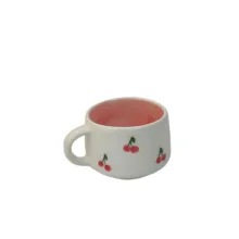 سرویس چای خوری سه پارچه یک نفره مدل گیلاس
